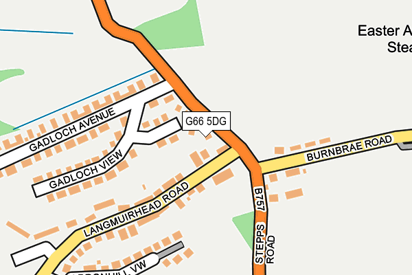 G66 5DG map - OS OpenMap – Local (Ordnance Survey) G66 5DG map - OS OpenMap – Local (Ordnance Survey)