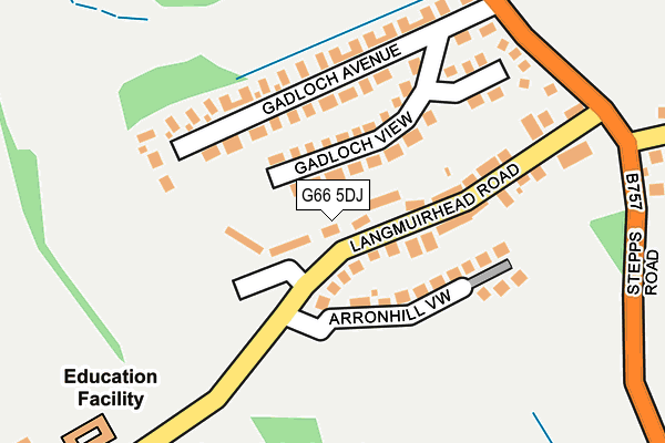 G66 5DJ map - OS OpenMap – Local (Ordnance Survey) G66 5DJ map - OS OpenMap – Local (Ordnance Survey)