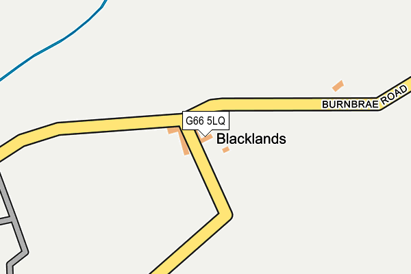 G66 5LQ map - OS OpenMap – Local (Ordnance Survey)