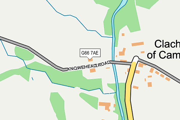 G66 7AE map - OS OpenMap – Local (Ordnance Survey) G66 7AE map - OS OpenMap – Local (Ordnance Survey)
