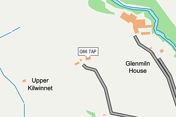 G66 7AP map - OS OpenMap – Local (Ordnance Survey) G66 7AP map - OS OpenMap – Local (Ordnance Survey)
