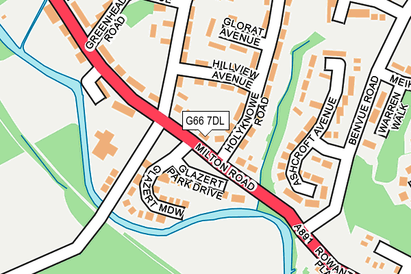 G66 7DL map - OS OpenMap – Local (Ordnance Survey) G66 7DL map - OS OpenMap – Local (Ordnance Survey)