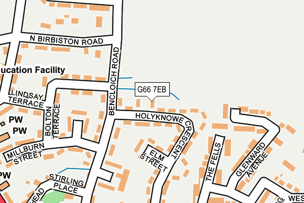 G66 7EB map - OS OpenMap – Local (Ordnance Survey) G66 7EB map - OS OpenMap – Local (Ordnance Survey)