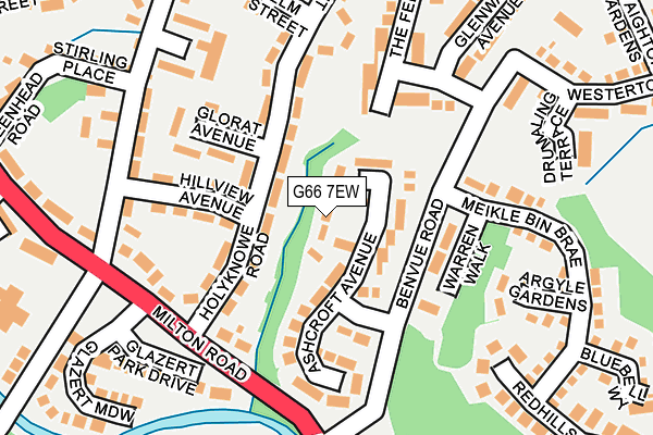 G66 7EW map - OS OpenMap – Local (Ordnance Survey) G66 7EW map - OS OpenMap – Local (Ordnance Survey)