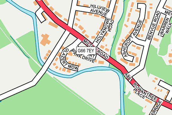 G66 7EY map - OS OpenMap – Local (Ordnance Survey) G66 7EY map - OS OpenMap – Local (Ordnance Survey)