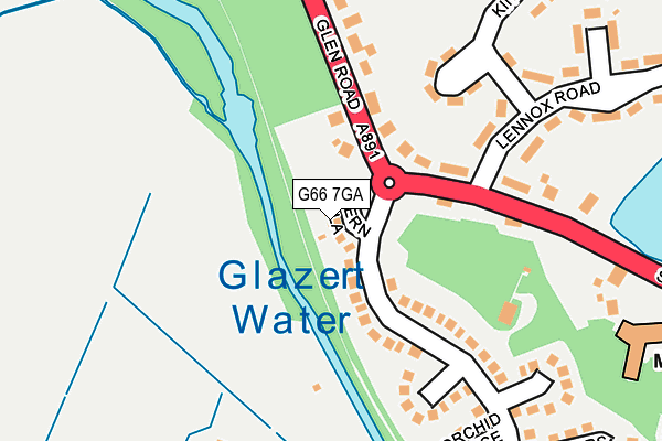 G66 7GA map - OS OpenMap – Local (Ordnance Survey) G66 7GA map - OS OpenMap – Local (Ordnance Survey)