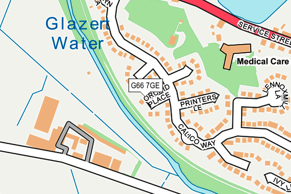 G66 7GE map - OS OpenMap – Local (Ordnance Survey) G66 7GE map - OS OpenMap – Local (Ordnance Survey)