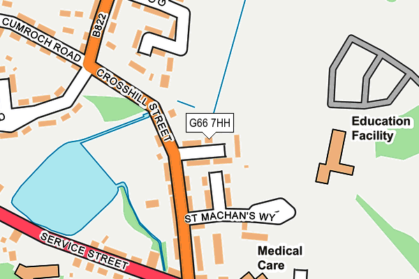 G66 7HH map - OS OpenMap – Local (Ordnance Survey) G66 7HH map - OS OpenMap – Local (Ordnance Survey)