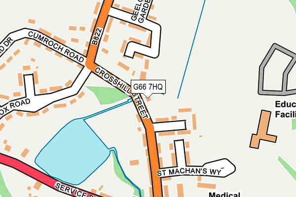 G66 7HQ map - OS OpenMap – Local (Ordnance Survey) G66 7HQ map - OS OpenMap – Local (Ordnance Survey)