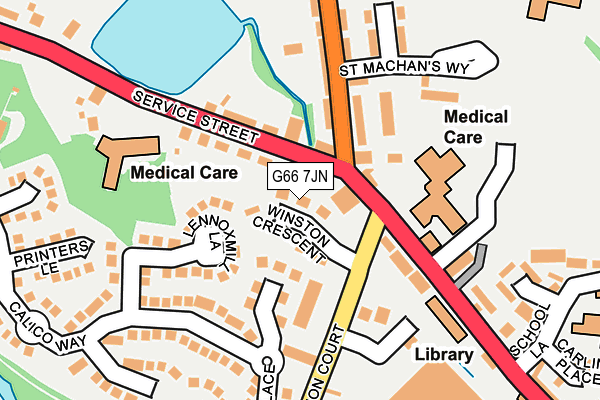 G66 7JN map - OS OpenMap – Local (Ordnance Survey) G66 7JN map - OS OpenMap – Local (Ordnance Survey)