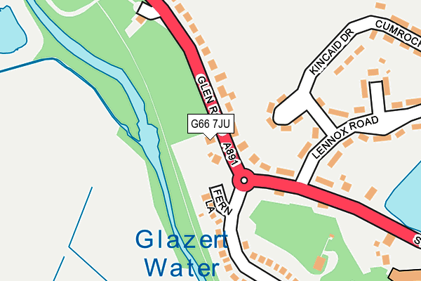 G66 7JU map - OS OpenMap – Local (Ordnance Survey) G66 7JU map - OS OpenMap – Local (Ordnance Survey)