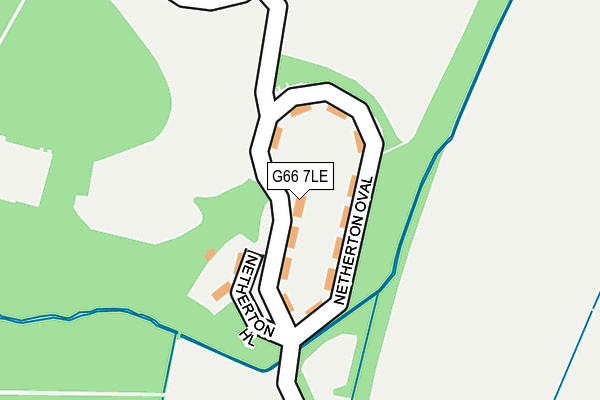 G66 7LE map - OS OpenMap – Local (Ordnance Survey) G66 7LE map - OS OpenMap – Local (Ordnance Survey)