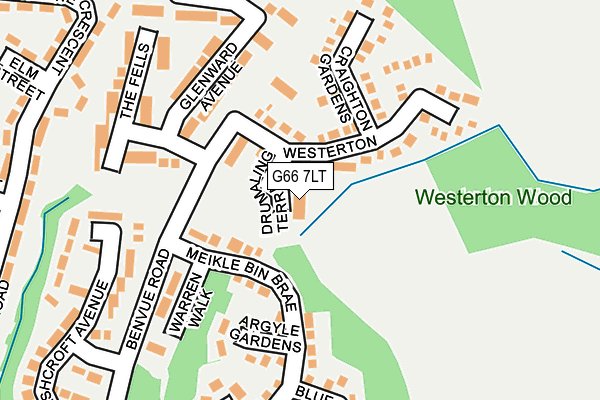 G66 7LT map - OS OpenMap – Local (Ordnance Survey) G66 7LT map - OS OpenMap – Local (Ordnance Survey)