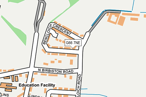 G66 7NE map - OS OpenMap – Local (Ordnance Survey) G66 7NE map - OS OpenMap – Local (Ordnance Survey)