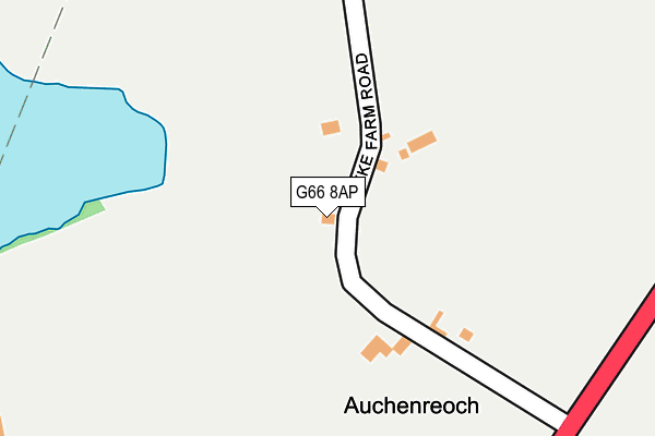 G66 8AP map - OS OpenMap – Local (Ordnance Survey) G66 8AP map - OS OpenMap – Local (Ordnance Survey)