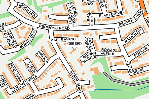 G66 8BD map - OS OpenMap – Local (Ordnance Survey) G66 8BD map - OS OpenMap – Local (Ordnance Survey)