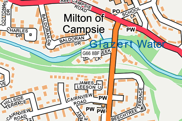 G66 8BF map - OS OpenMap – Local (Ordnance Survey) G66 8BF map - OS OpenMap – Local (Ordnance Survey)