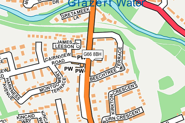 G66 8BH map - OS OpenMap – Local (Ordnance Survey) G66 8BH map - OS OpenMap – Local (Ordnance Survey)