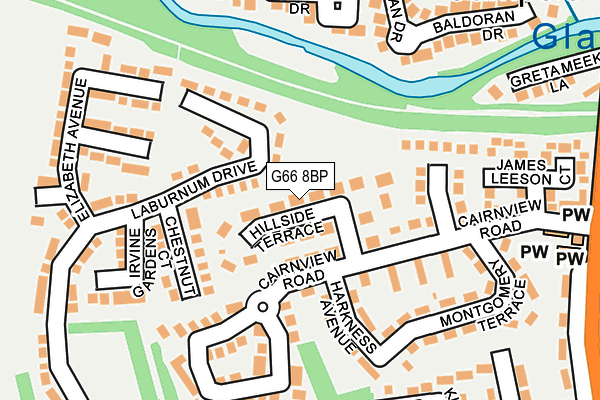 G66 8BP map - OS OpenMap – Local (Ordnance Survey) G66 8BP map - OS OpenMap – Local (Ordnance Survey)
