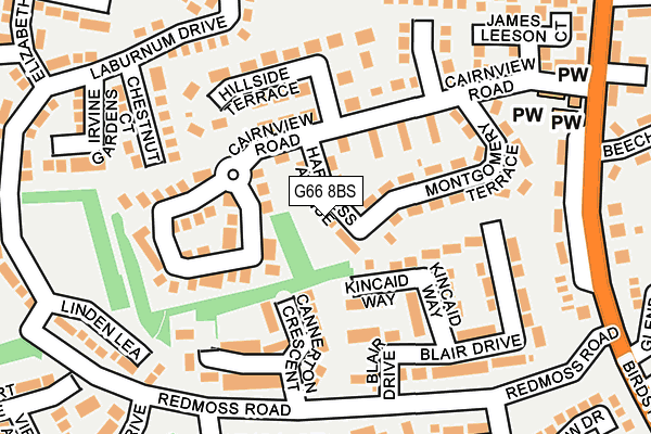 G66 8BS map - OS OpenMap – Local (Ordnance Survey) G66 8BS map - OS OpenMap – Local (Ordnance Survey)