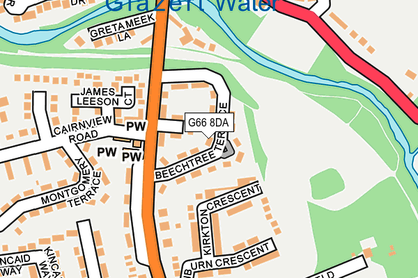 G66 8DA map - OS OpenMap – Local (Ordnance Survey) G66 8DA map - OS OpenMap – Local (Ordnance Survey)