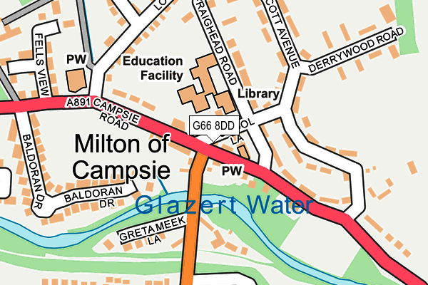 G66 8DD map - OS OpenMap – Local (Ordnance Survey) G66 8DD map - OS OpenMap – Local (Ordnance Survey)