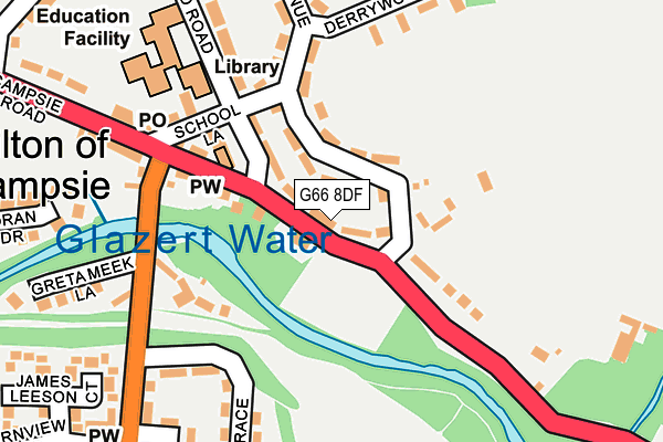 G66 8DF map - OS OpenMap – Local (Ordnance Survey) G66 8DF map - OS OpenMap – Local (Ordnance Survey)