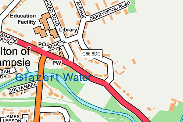 G66 8DG map - OS OpenMap – Local (Ordnance Survey) G66 8DG map - OS OpenMap – Local (Ordnance Survey)