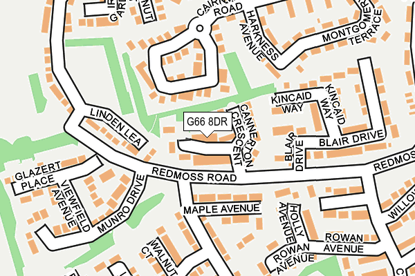 G66 8DR map - OS OpenMap – Local (Ordnance Survey) G66 8DR map - OS OpenMap – Local (Ordnance Survey)