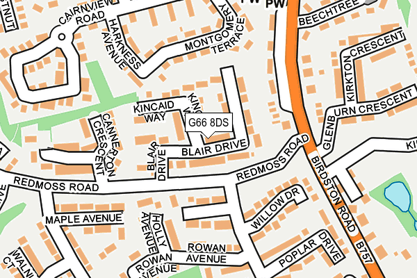 G66 8DS map - OS OpenMap – Local (Ordnance Survey) G66 8DS map - OS OpenMap – Local (Ordnance Survey)