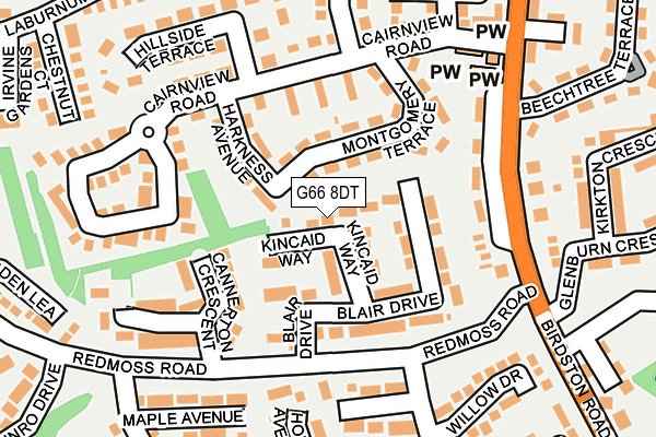 G66 8DT map - OS OpenMap – Local (Ordnance Survey) G66 8DT map - OS OpenMap – Local (Ordnance Survey)