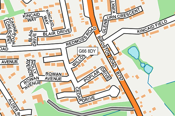 G66 8DY map - OS OpenMap – Local (Ordnance Survey) G66 8DY map - OS OpenMap – Local (Ordnance Survey)