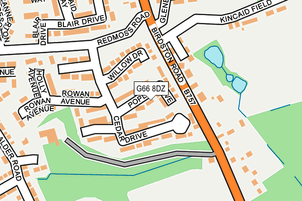 G66 8DZ map - OS OpenMap – Local (Ordnance Survey) G66 8DZ map - OS OpenMap – Local (Ordnance Survey)