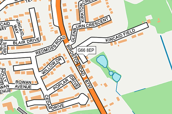 G66 8EP map - OS OpenMap – Local (Ordnance Survey) G66 8EP map - OS OpenMap – Local (Ordnance Survey)