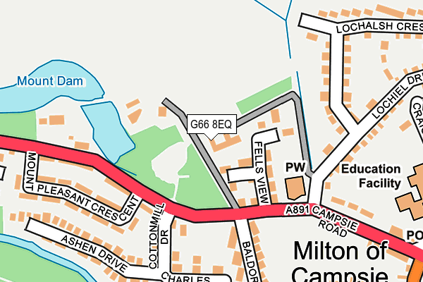 G66 8EQ map - OS OpenMap – Local (Ordnance Survey) G66 8EQ map - OS OpenMap – Local (Ordnance Survey)
