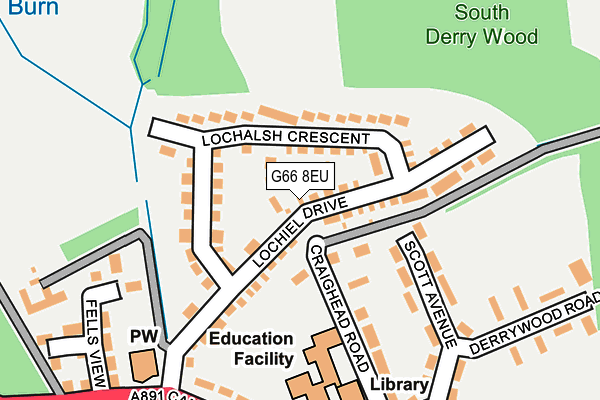 G66 8EU map - OS OpenMap – Local (Ordnance Survey) G66 8EU map - OS OpenMap – Local (Ordnance Survey)