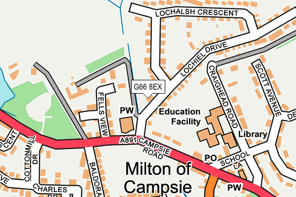 G66 8EX map - OS OpenMap – Local (Ordnance Survey) G66 8EX map - OS OpenMap – Local (Ordnance Survey)