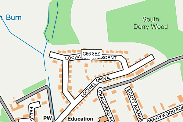 G66 8EZ map - OS OpenMap – Local (Ordnance Survey) G66 8EZ map - OS OpenMap – Local (Ordnance Survey)