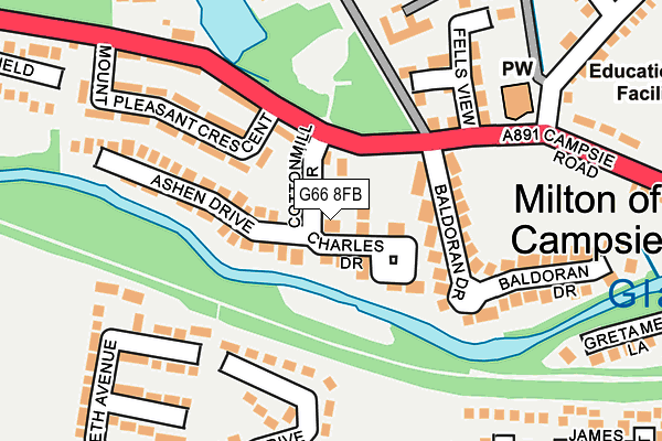 G66 8FB map - OS OpenMap – Local (Ordnance Survey) G66 8FB map - OS OpenMap – Local (Ordnance Survey)