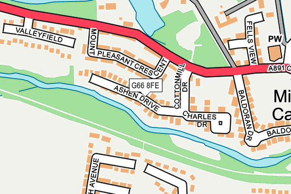 G66 8FE map - OS OpenMap – Local (Ordnance Survey) G66 8FE map - OS OpenMap – Local (Ordnance Survey)