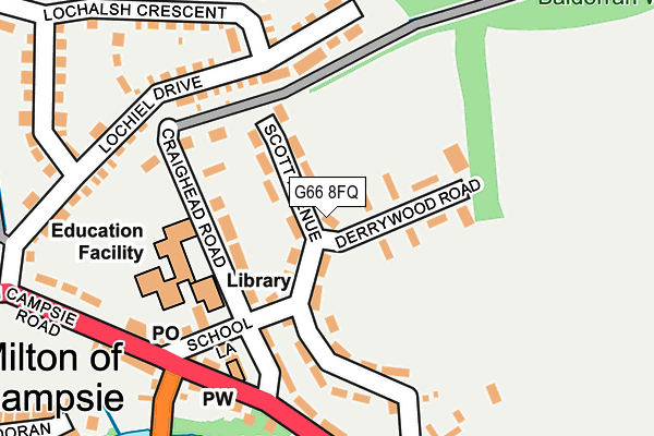 G66 8FQ map - OS OpenMap – Local (Ordnance Survey) G66 8FQ map - OS OpenMap – Local (Ordnance Survey)