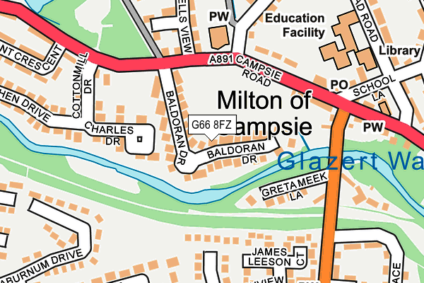 G66 8FZ map - OS OpenMap – Local (Ordnance Survey) G66 8FZ map - OS OpenMap – Local (Ordnance Survey)