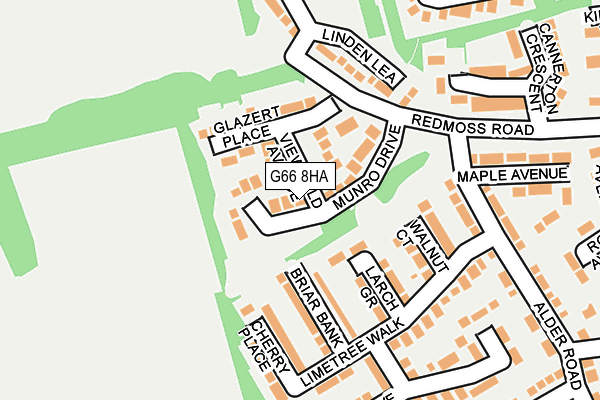 G66 8HA map - OS OpenMap – Local (Ordnance Survey) G66 8HA map - OS OpenMap – Local (Ordnance Survey)