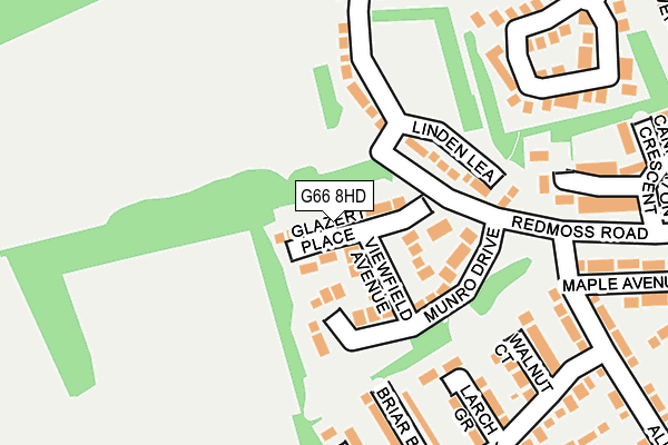 G66 8HD map - OS OpenMap – Local (Ordnance Survey) G66 8HD map - OS OpenMap – Local (Ordnance Survey)