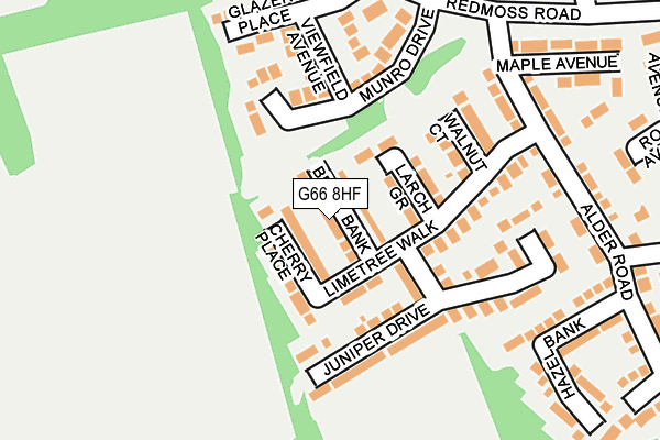 G66 8HF map - OS OpenMap – Local (Ordnance Survey) G66 8HF map - OS OpenMap – Local (Ordnance Survey)