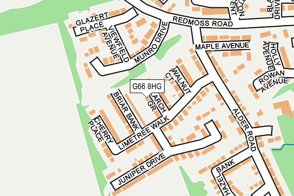 G66 8HG map - OS OpenMap – Local (Ordnance Survey) G66 8HG map - OS OpenMap – Local (Ordnance Survey)