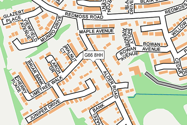 G66 8HH map - OS OpenMap – Local (Ordnance Survey) G66 8HH map - OS OpenMap – Local (Ordnance Survey)