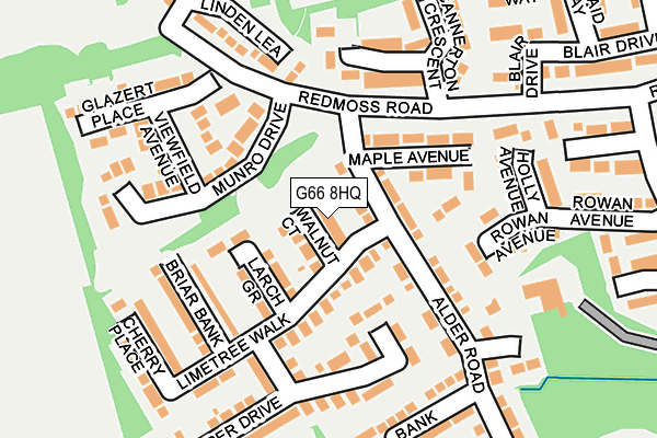 G66 8HQ map - OS OpenMap – Local (Ordnance Survey) G66 8HQ map - OS OpenMap – Local (Ordnance Survey)