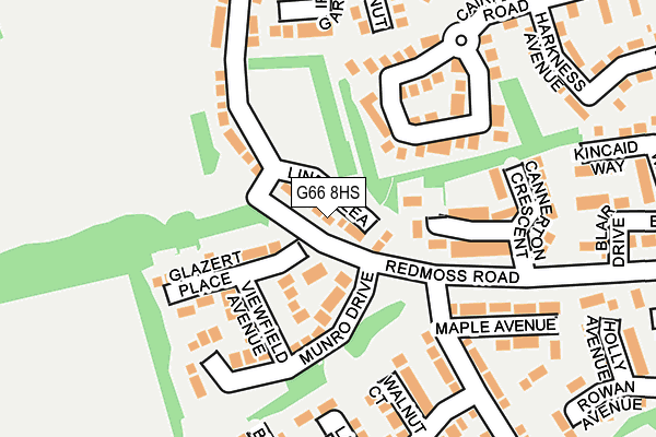 G66 8HS map - OS OpenMap – Local (Ordnance Survey) G66 8HS map - OS OpenMap – Local (Ordnance Survey)