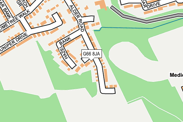 G66 8JA map - OS OpenMap – Local (Ordnance Survey) G66 8JA map - OS OpenMap – Local (Ordnance Survey)